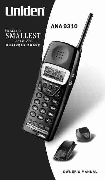 Uniden Cordless Telephone ANA 9310-page_pdf